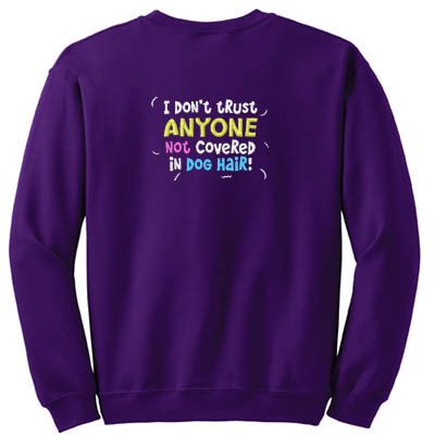Funny Dog Lover Embroidered Sweatshirt