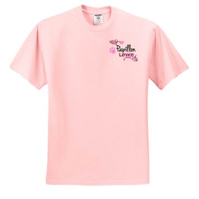 Cute Embroidered Papillon TShirt