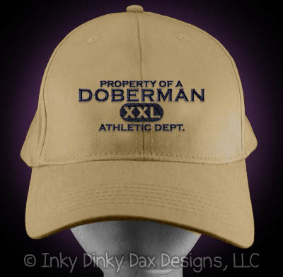 Embroidered Doberman Hat