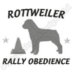 Rottweiler RallyO Embroidery