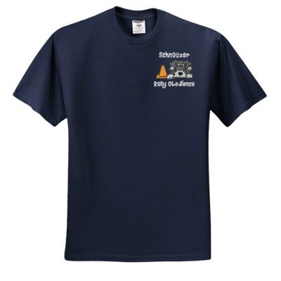 Embroidered Schnauzer T-Shirt