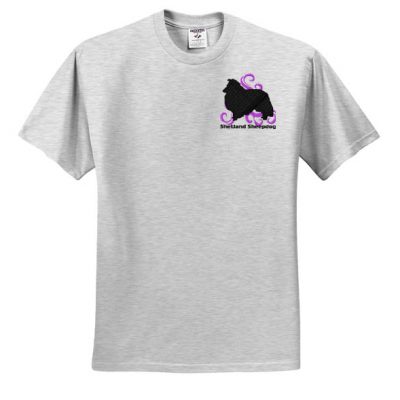 Cool Embroidered Sheltie TShirt