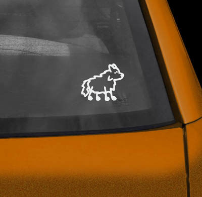 Vinyl Shetland Sheepdog Stickers