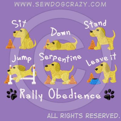 Rally Obedience Commands Shirt