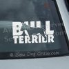 Bull Terrier Car Window Stickers