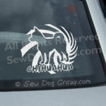 Cool Chihuahua Window Stickers