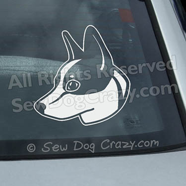 Cattle Dog Car Window Stickers