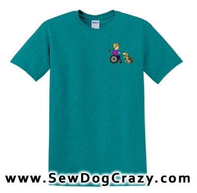 Embroidered Therapy Beagle Tshirts
