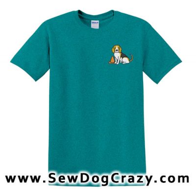 Embroidered Beagle Rally Obedience Tshirt