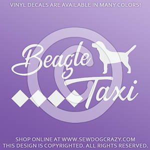 Beagle Taxi Decals
