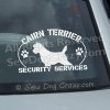 Cairn Terrier Security Window Stickers