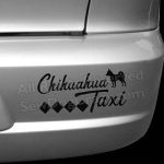 Chihuahua Taxi Car Decals