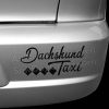 Dachshund Taxi Decals