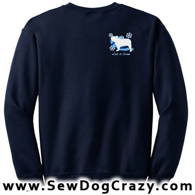 Let It Snow French Bulldog Sweatshirts