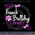 Pretty Rhinestones French Bulldog Shirts