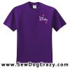 Rhinestones Embroidered French Bulldog TShirts