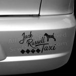 Jack Russell Terrier Taxi Car Decals