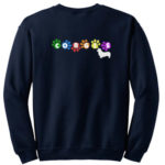 Fun Embroidered Corgi Sweatshirt