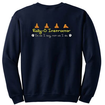 Embroidered Rally Obedience Instructor Sweatshirt