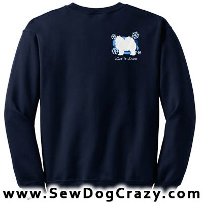 Let It Snow Samoyed Sweatshirt