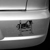 Cartoon Sheltie Agility Bumper Sticker