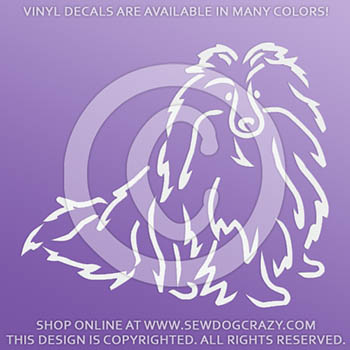 Beautiful Shetland Sheepdog Vinyl Sticker