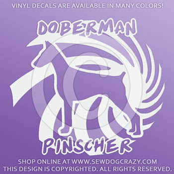 Cool Doberman Decals