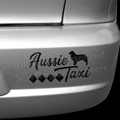 Aussie Taxi Bumper Sticker
