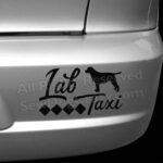 Labrador Taxi Bumper Sticker