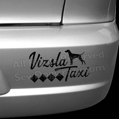 Vizsla Taxi Bumper Stickers