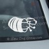 Agility Stick Figure Tunnel Car Window Sticker