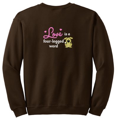 Country Dog Embroidered Sweatshirt