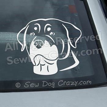Rottweiler Car Window Sticker