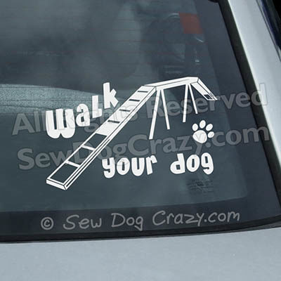 Agility Dog Car Decals