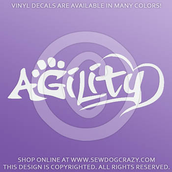 Cool Agility Vinyl Stickers