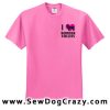 I Love Border Collies Tee