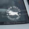 Cairn Terrier Agility Car Window Stickers