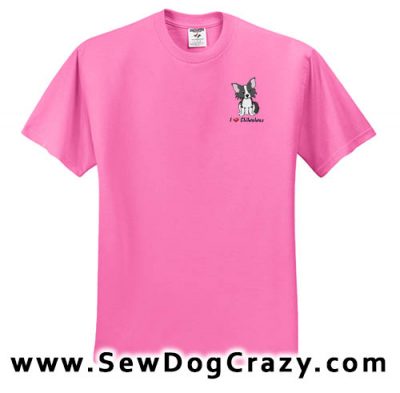 Cartoon Longhaired Chihuahua TShirt