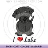 Cartoon Black Lab Shirts