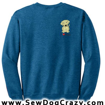 Embroider Labrador Retriever Sweatshirts