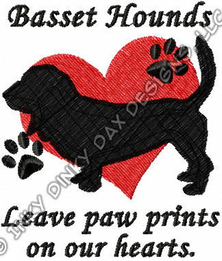 Basset Hounds Leave Paw Prints On Our Hearts