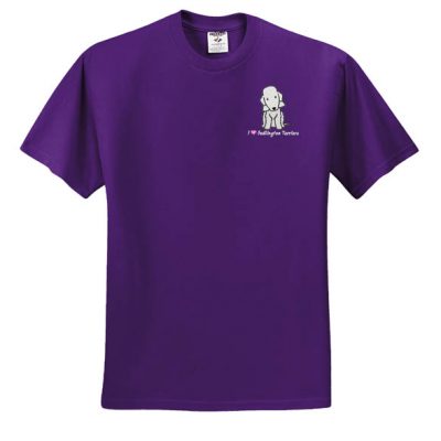 Embroidered Bedlington Terrier T-Shirt