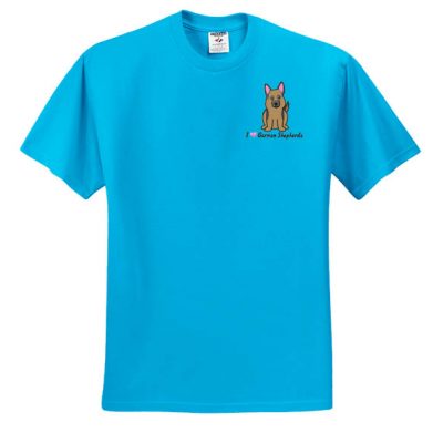 Embroidered German Shepherd T-Shirt