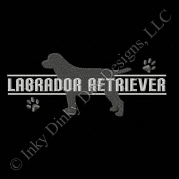 Cool Labrador Retriever Embroidery