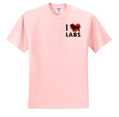 I Love Labs Embroidered Tee