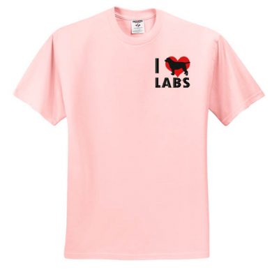 I Love Labs Embroidered Tee