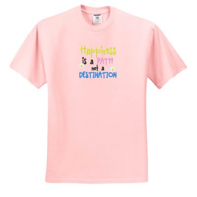 Inspiring Quote Embroidered T-shirt