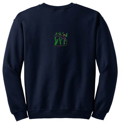 Unique Sea Dragon Embroidered Sweatshirt