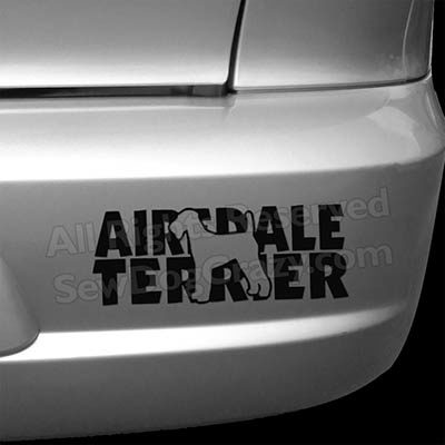 Airedale Terrier Car Sticker