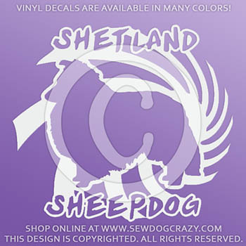 Awesome Sheltie Car Decals